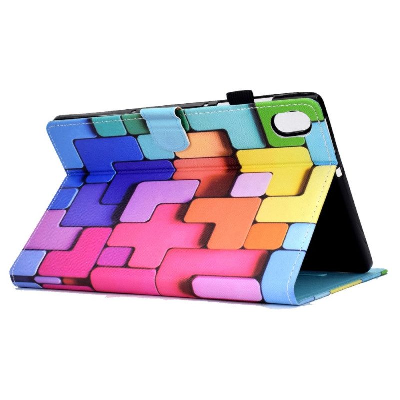 Flip Case Für iPad 10.9" (2022) Geometrisches Design