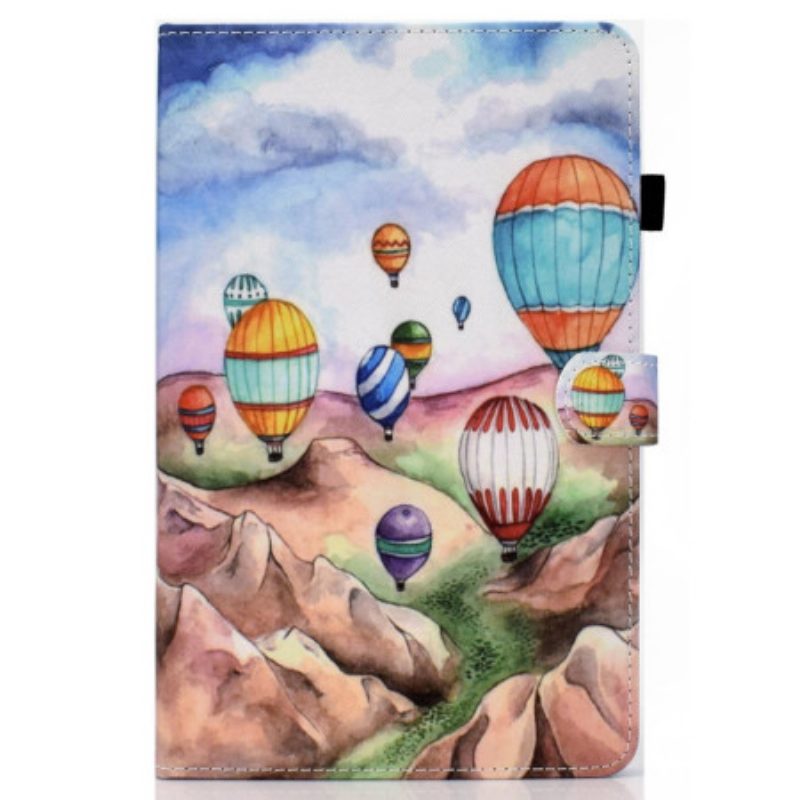 Flip Case Für iPad 10.9" (2022) Heißluftballons