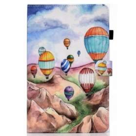 Flip Case Für iPad 10.9" (2022) Heißluftballons