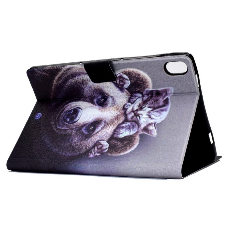 Flip Case Für iPad 10.9" (2022) Katze Und Bär