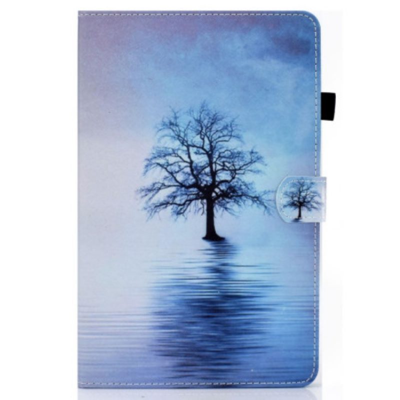 Flip Case Für iPad 10.9" (2022) Künstlerischer Baum