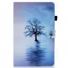 Flip Case Für iPad 10.9" (2022) Künstlerischer Baum