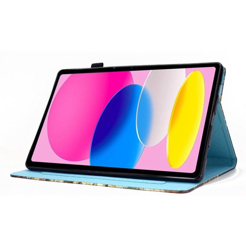 Flip Case Für iPad 10.9" (2022) Schmetterlingsmädchen