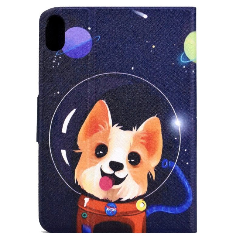 Flip Case Für iPad 10.9" (2022) Weltraumhund