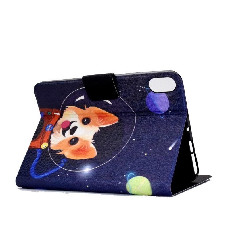 Flip Case Für iPad 10.9" (2022) Weltraumhund