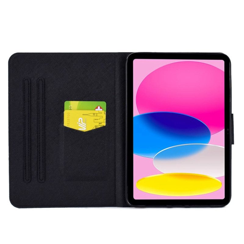 Flip Case Für iPad 10.9" (2022) Zartes Kätzchen