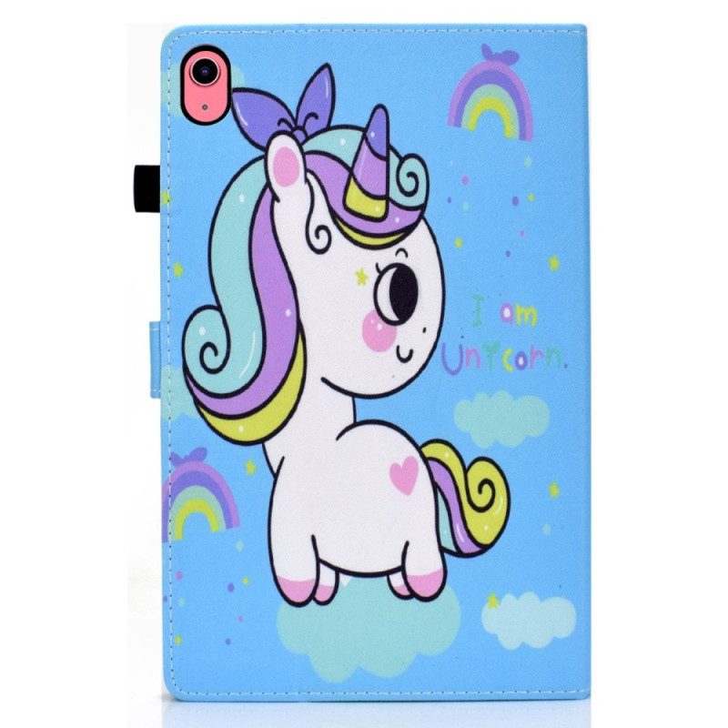 Lederhüllen Für iPad 10.9" (2022) Kleines Einhorn