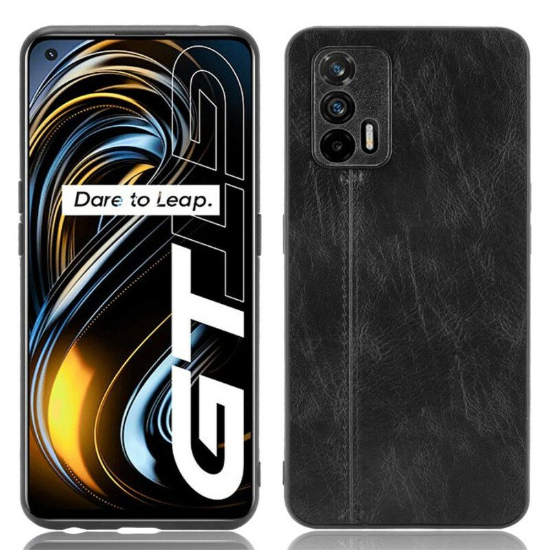 Handyhülle Für Realme GT 5G Stil: Ledernähte