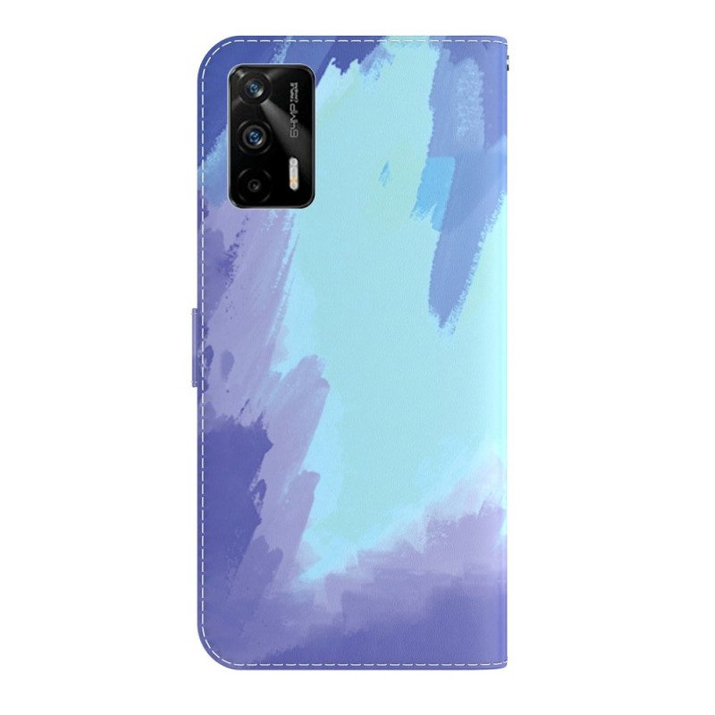 Lederhüllen Für Realme GT 5G Aquarell