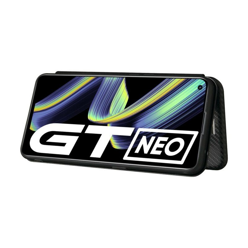 Schutzhülle Für Realme GT 5G Flip Case Silikonkohlenstoff