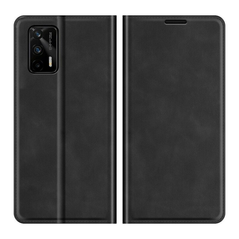 Schutzhülle Für Realme GT 5G Flip Case Stil: Ledernähte