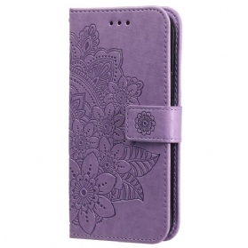 Flip Case Für Vivo Y22s Mit Kordel Riemchen-mandala