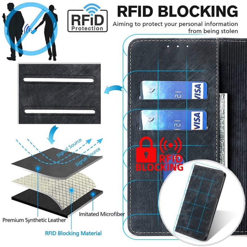 Schutzhülle Für Vivo Y22s Flip Case Rfid