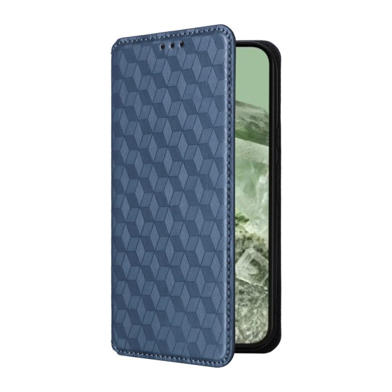 Flip Case Google Pixel 8a Handyhülle 3d-diamanten