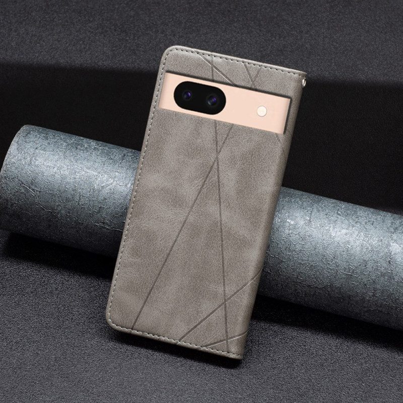 Flip Case Google Pixel 8a Handyhülle Geometrie