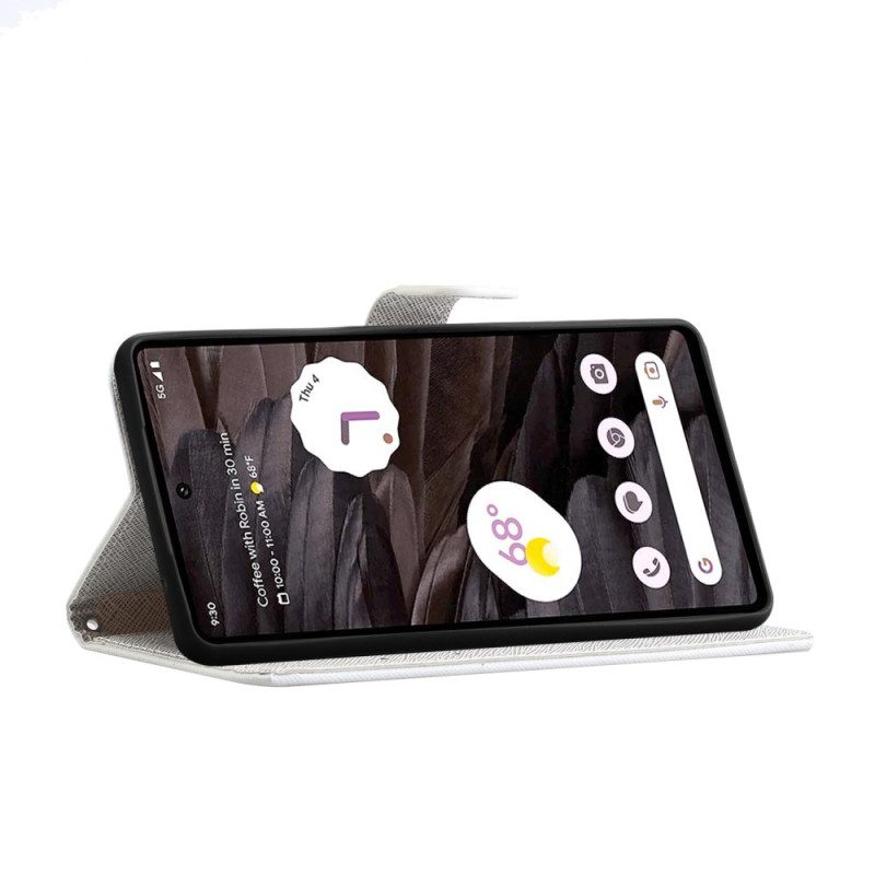 Lederhüllen Für Google Pixel 8a Strap-on Libellen