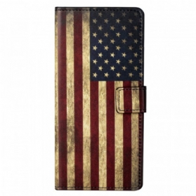 Flip Case Für OnePlus Nord CE 2 5G Amerikanische Flagge