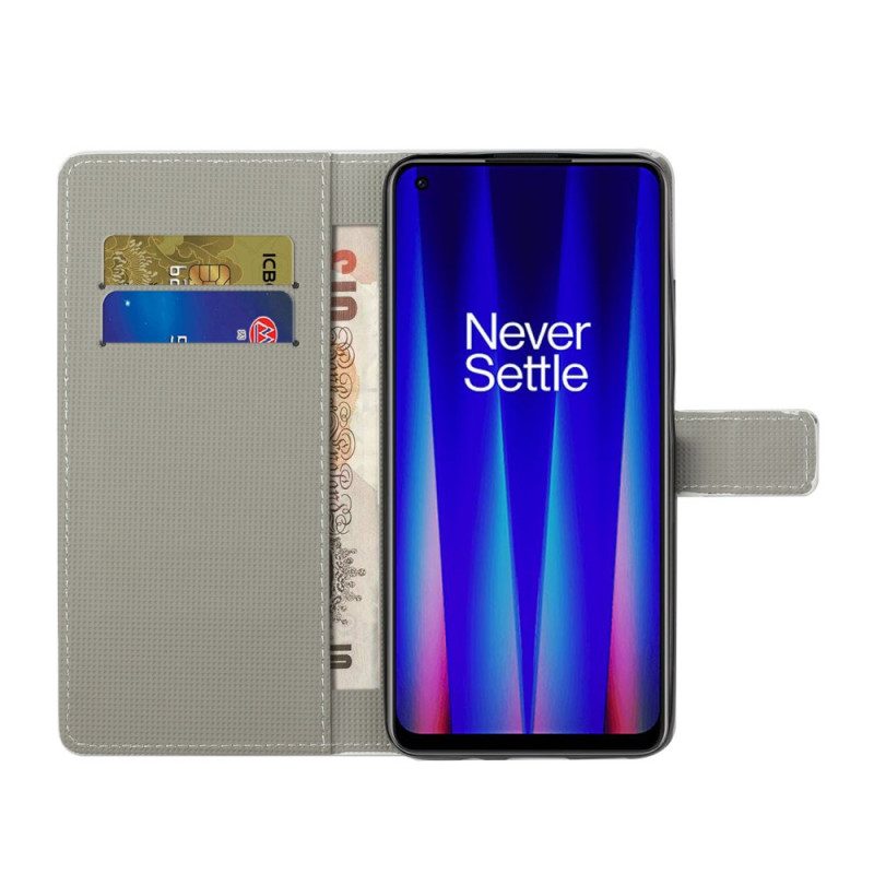 Flip Case Für OnePlus Nord CE 2 5G Amerikanische Flagge