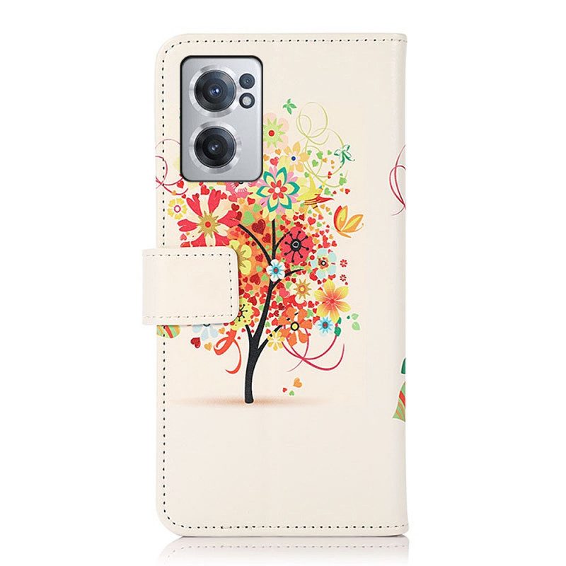 Flip Case Für OnePlus Nord CE 2 5G Blühender Orangenbaum