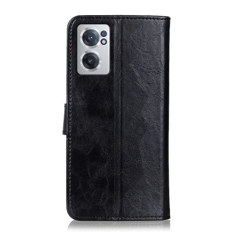 Flip Case Für OnePlus Nord CE 2 5G Dreifarbiges Kazneh