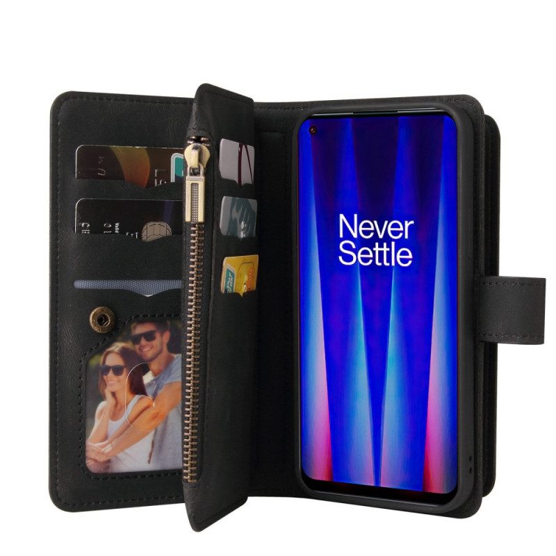 Flip Case Für OnePlus Nord CE 2 5G Geldbörse Mit Kordel Riemen-geldbörse