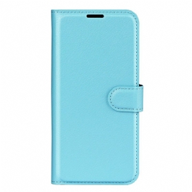 Flip Case Für OnePlus Nord CE 2 5G Litschi-kunstleder