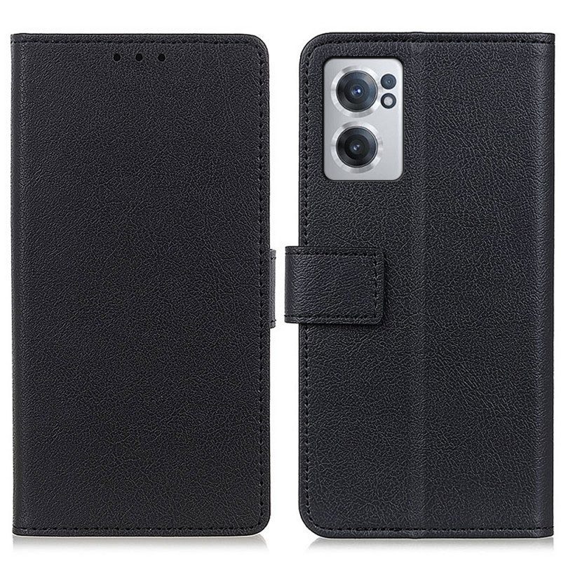 Flip Case Für OnePlus Nord CE 2 5G Magnetisches Kunstleder