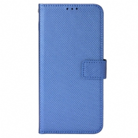 Flip Case Für OnePlus Nord CE 2 5G Mit Kordel Riemchen-diamant-textur