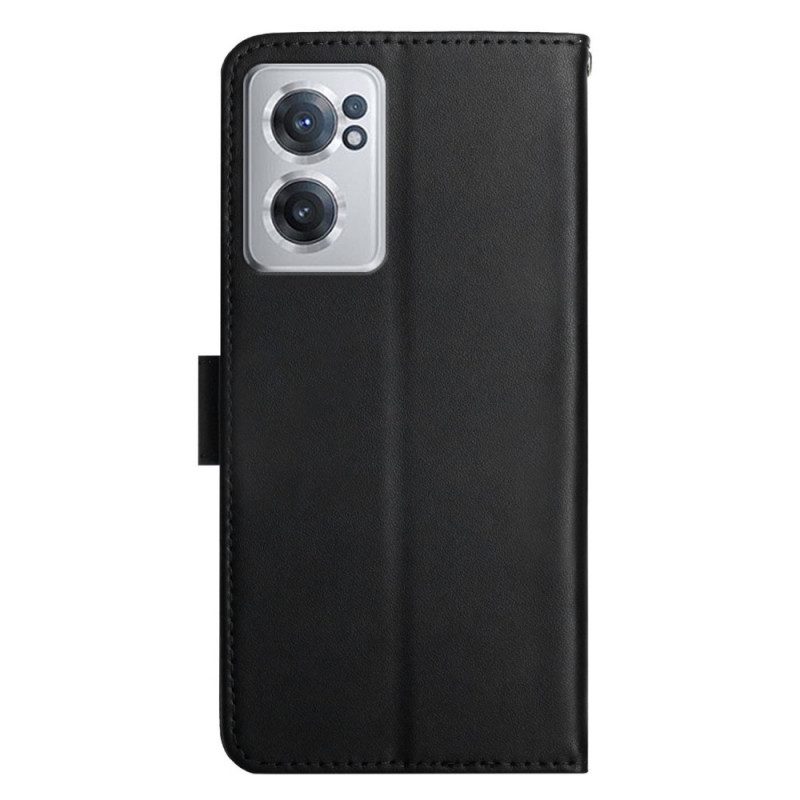 Flip Case Für OnePlus Nord CE 2 5G Nappa-textur