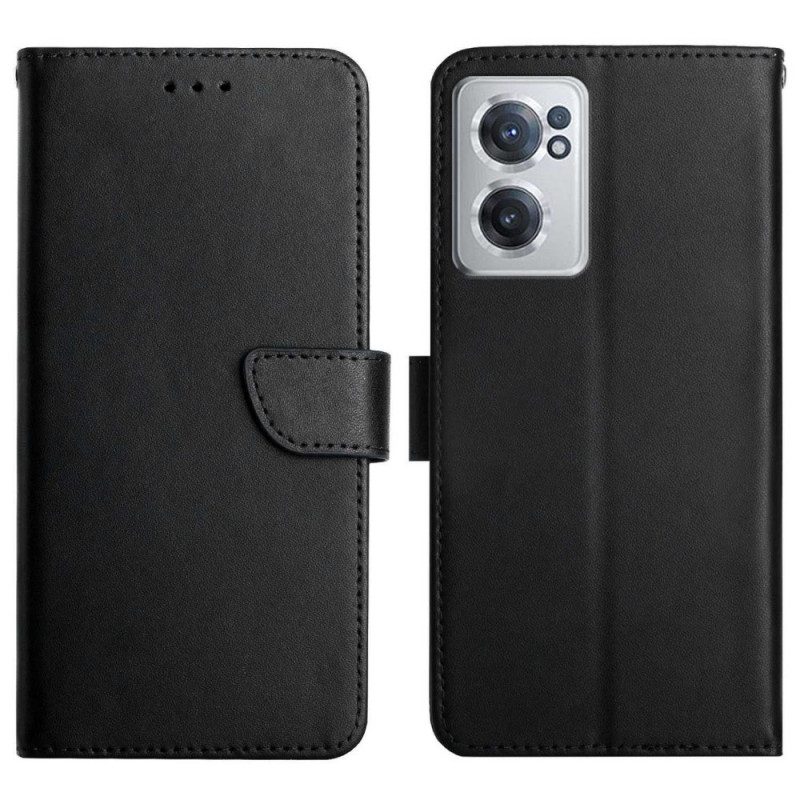 Flip Case Für OnePlus Nord CE 2 5G Nappa-textur