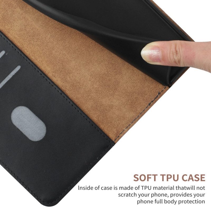 Flip Case Für OnePlus Nord CE 2 5G Nappa-textur