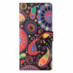 Flip Case Für OnePlus Nord CE 2 5G Psychedelisch