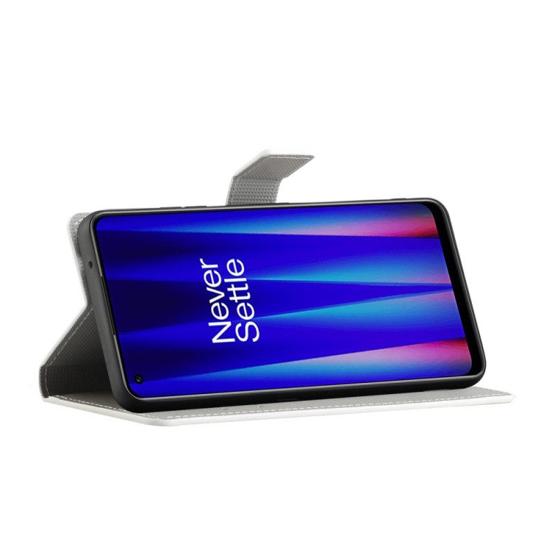 Flip Case Für OnePlus Nord CE 2 5G Psychedelisch