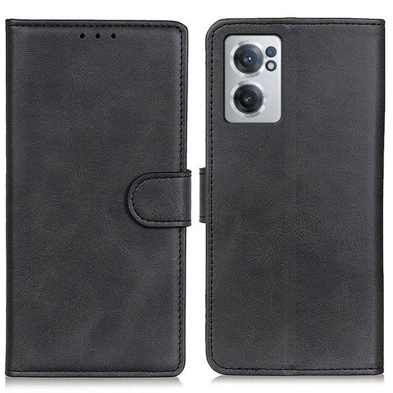 Flip Case Für OnePlus Nord CE 2 5G Strukturiertes Kunstleder