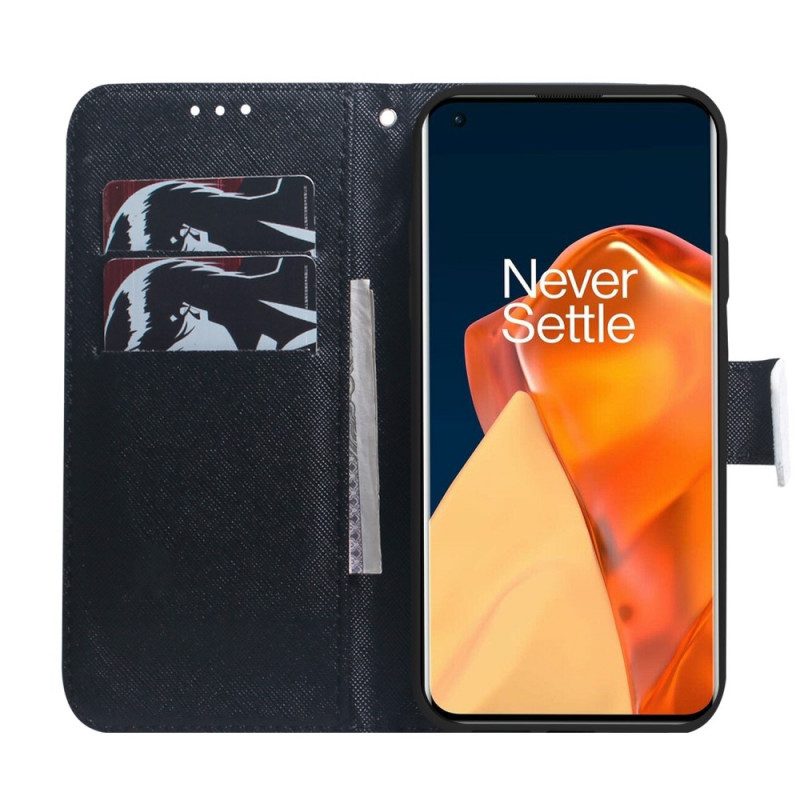 Flip Case Für OnePlus Nord CE 2 5G Zukünftiger Wolf