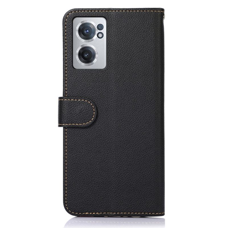 Flip Case Für OnePlus Nord CE 2 5G Zweifarbiges Kazneh