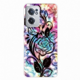 Handyhülle Für OnePlus Nord CE 2 5G Psychedelische Blumen