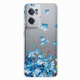 Hülle Für OnePlus Nord CE 2 5G Blaue Blumen