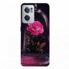 Hülle Für OnePlus Nord CE 2 5G Rose Unter Glas