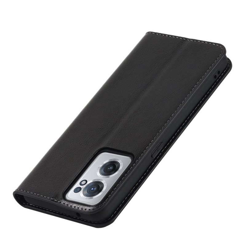 Schutzhülle Für OnePlus Nord CE 2 5G Flip Case Echtes Leder