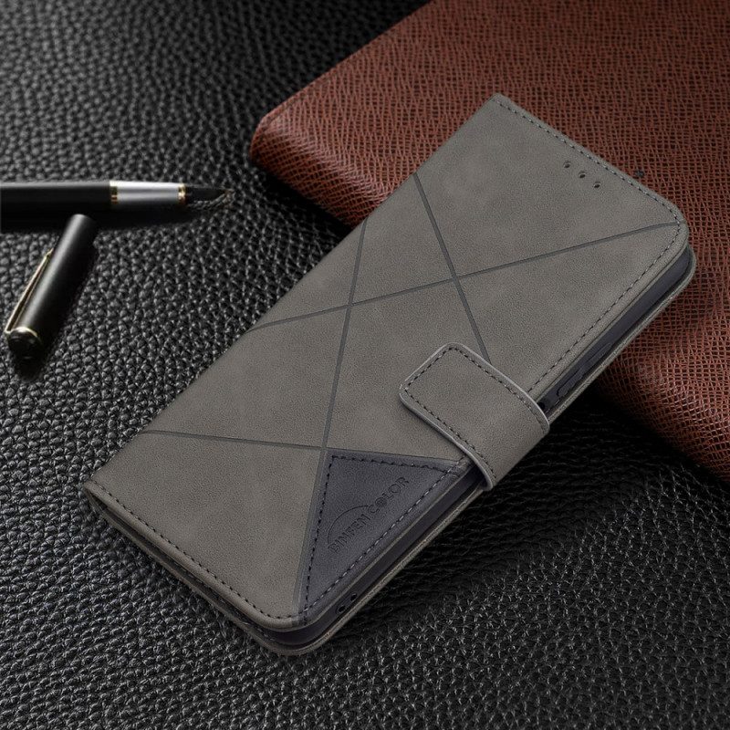 Flip Case Für Xiaomi Mi 11 Lite 4G / 5G / 5G NE Dreieck Binfen Farbe