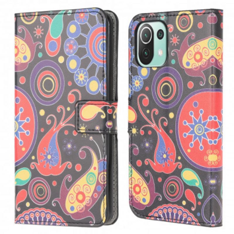 Flip Case Für Xiaomi Mi 11 Lite 4G / 5G / 5G NE Galaxy-design