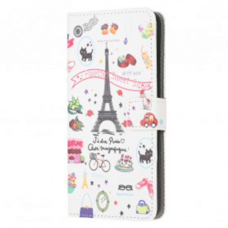 Flip Case Für Xiaomi Mi 11 Lite 4G / 5G / 5G NE Ich Liebe Paris