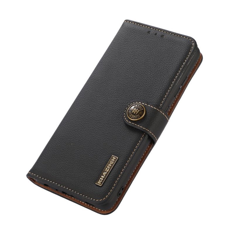 Flip Case Für Xiaomi Mi 11 Lite 4G / 5G / 5G NE Khazneh Rfid-echtleder