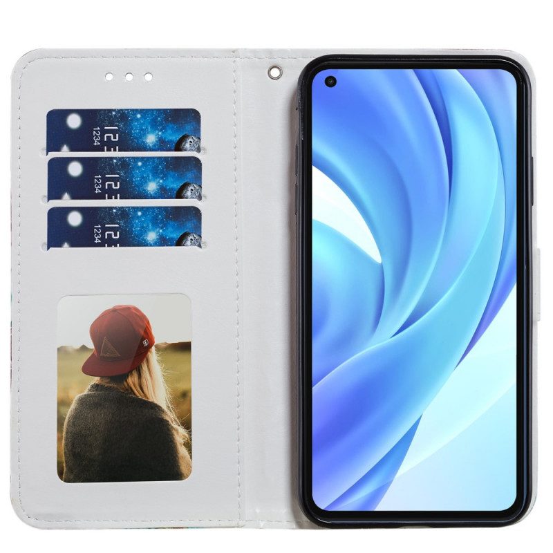 Flip Case Für Xiaomi Mi 11 Lite 4G / 5G / 5G NE Künstlerischer Traumfänger