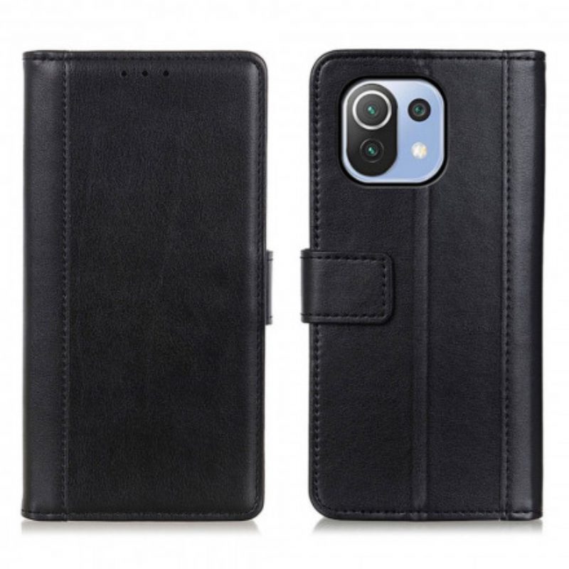 Flip Case Für Xiaomi Mi 11 Lite 4G / 5G / 5G NE Leder-styling