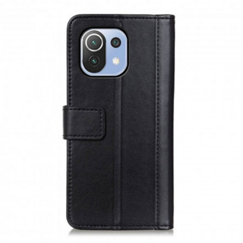 Flip Case Für Xiaomi Mi 11 Lite 4G / 5G / 5G NE Leder-styling