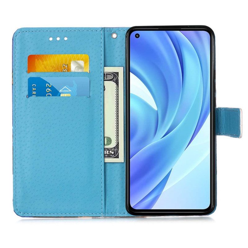 Flip Case Für Xiaomi Mi 11 Lite 4G / 5G / 5G NE Liebt Die Welle