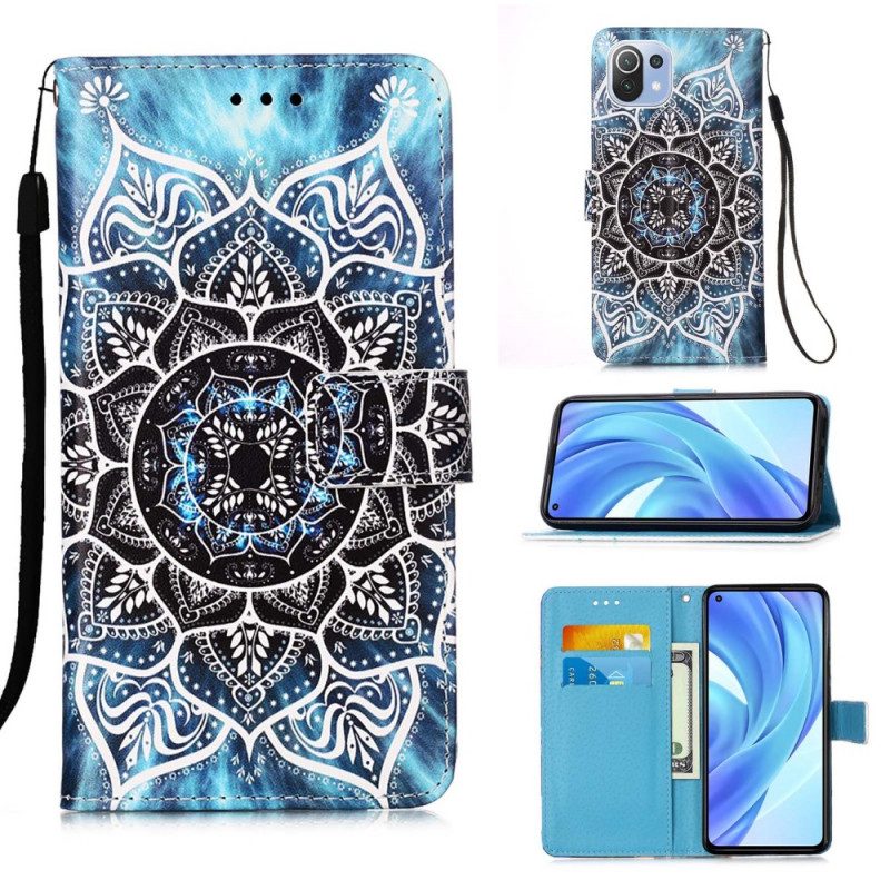 Flip Case Für Xiaomi Mi 11 Lite 4G / 5G / 5G NE Mandala Im Himmel