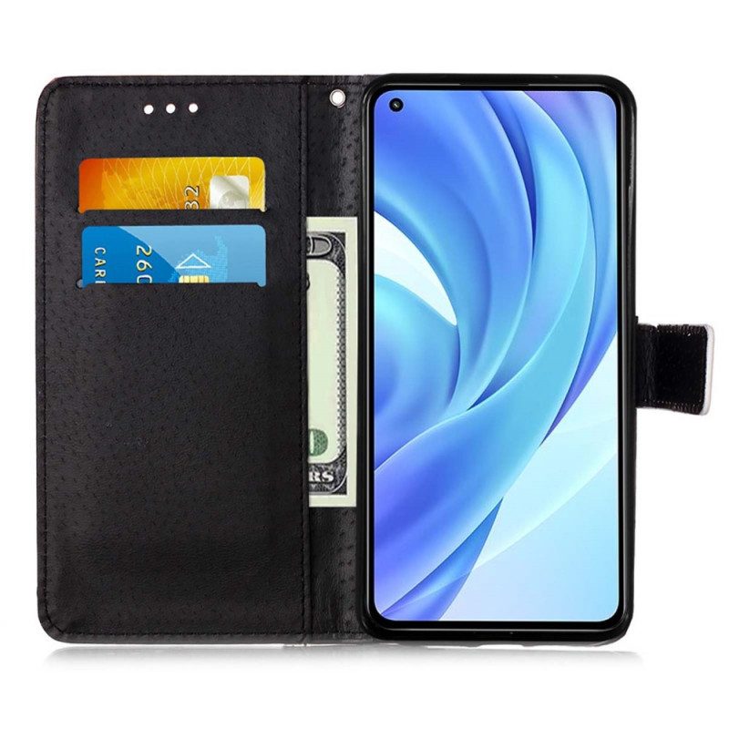 Flip Case Für Xiaomi Mi 11 Lite 4G / 5G / 5G NE Nachttiger